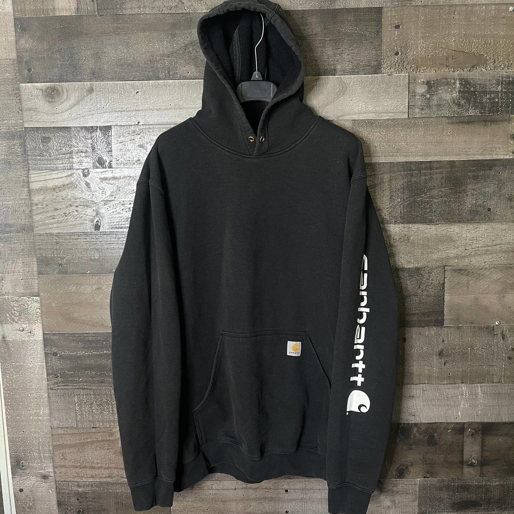 SOLD Carhartt Logo Hoodie XL - Picture 1 of 3
